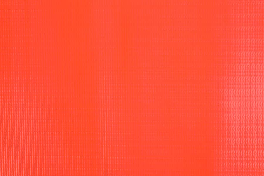 Fluorescent Tarpaulin for Warning Sign 240g 200x200D18x12